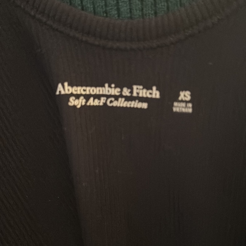 Abercrombie & Fitch Snap front black bodysuit - Picture 8 of 8